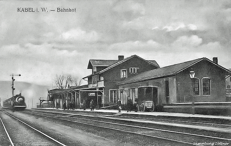 Bahnhof Hagen-Kabel, 1910