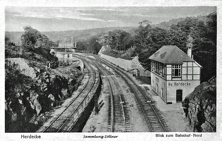 Stellwerk Hs Herdecke um 1915